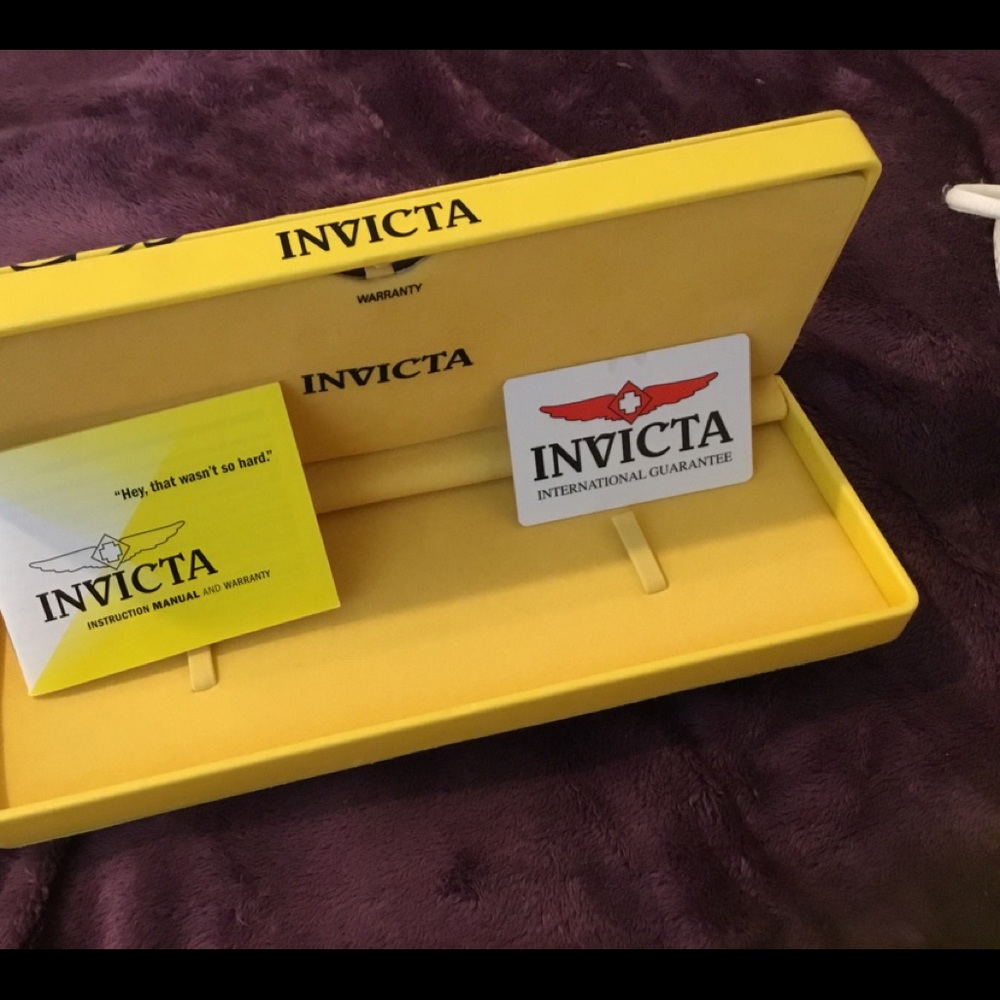 Invicta Long Large Watch Storage Case